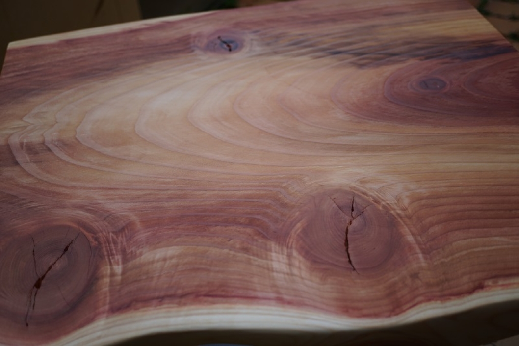Sequoia wood—ideal for tables—is available at Patrick Herrmann’s table workshop and lumberyard in Stuttgart