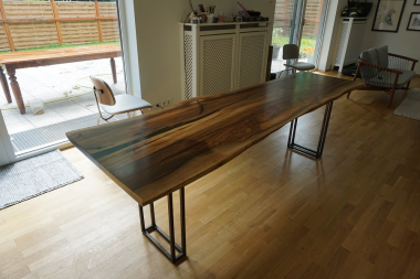 walnut dining table slim fit no.TP57 - sold