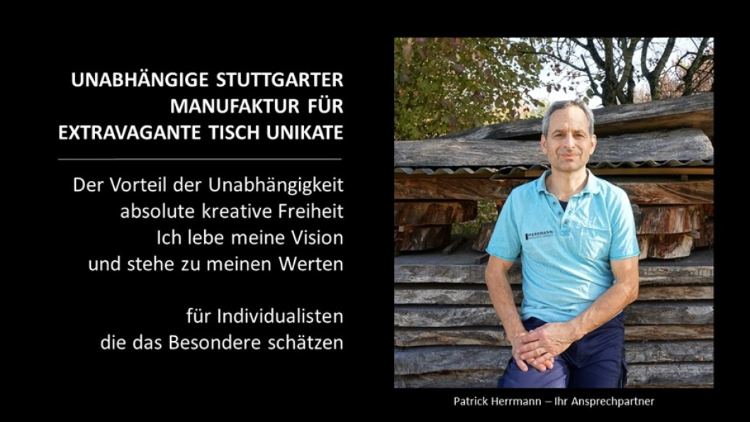 Tisch & Theken Unikate Stuttgart by Patrick Herrmann, echte Handarbeit aus regionalem Holz am Standort Leinfelden nahe Stuttgart-Baden-Württemberg