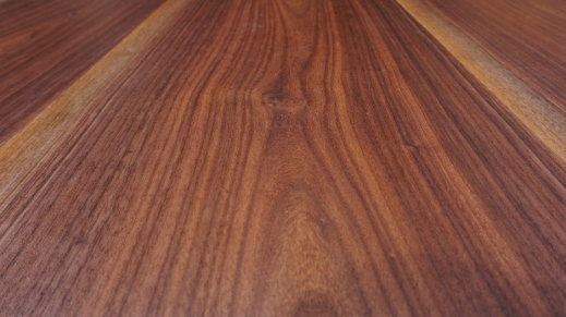 walnut tabletop detail