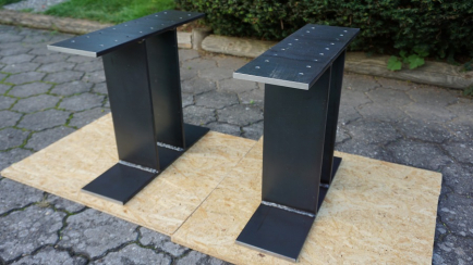 individual steel base frames