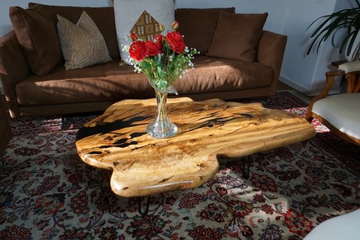 Couchtisch Unikat Olivenholz