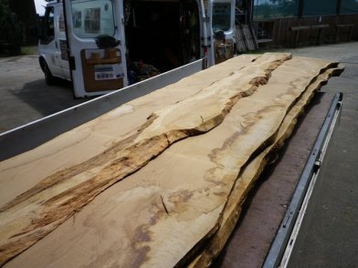 Oak planks