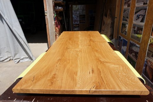 massive oak table