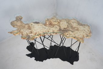 Schlüsseltisch Maserpappel