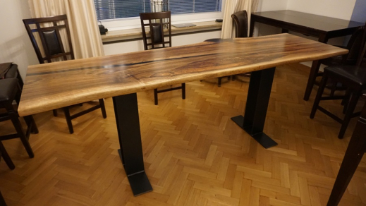 Bar Esstisch Walnuss